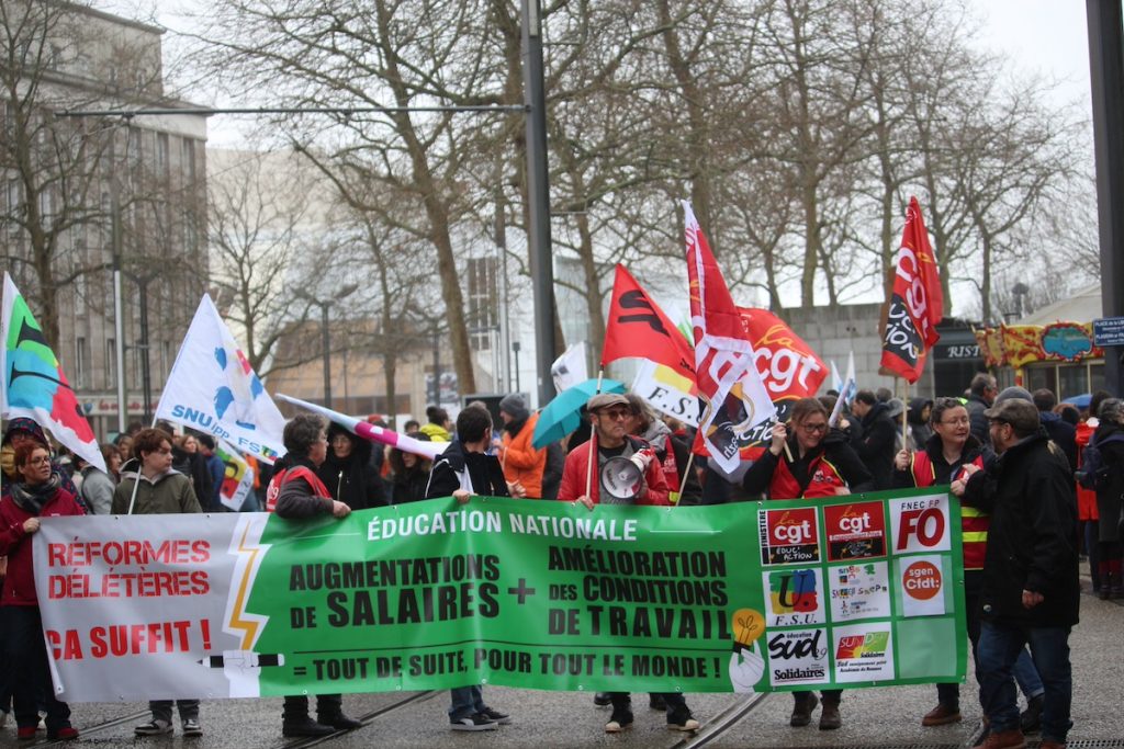 Manifestation éducation 1er février 2024